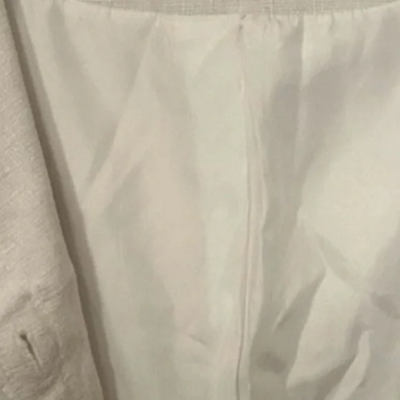 Lilly Pulitzer Cream Millie Linen Blend Jacket with Gold Buttons, Size Large - Picture 12 of 15